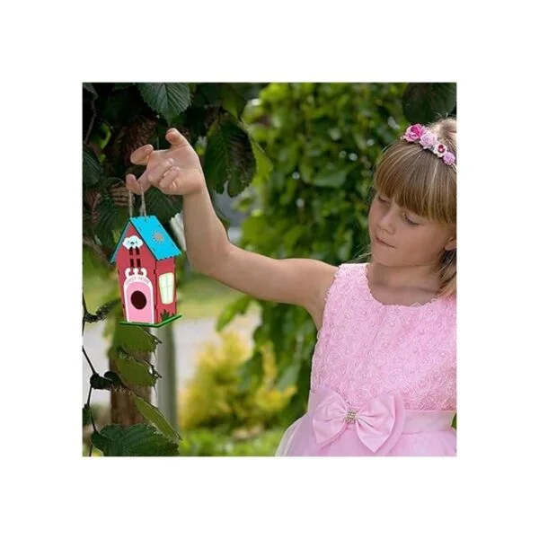 hapray Paquete de 4 kit de casa de pájaros kits de casa_6