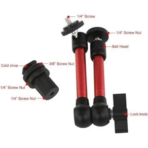 haoge 11 inch fricción ajustable brazo articulado para_3