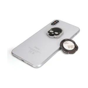 homEdge Juego de 2 soportes de anillo de calavera para_4