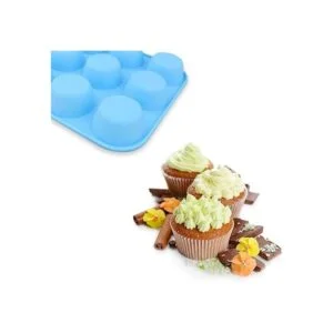 homEdge 12Cup Silicone Muffin Pan Pack of 2 NonStick_4