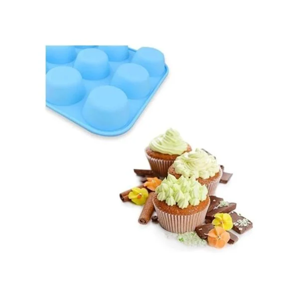 homEdge 12Cup Silicone Muffin Pan Pack of 2 NonStick_4