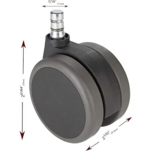 hjh OFFICE 5 x Ruedas de suelos duros 716 inch 11_3