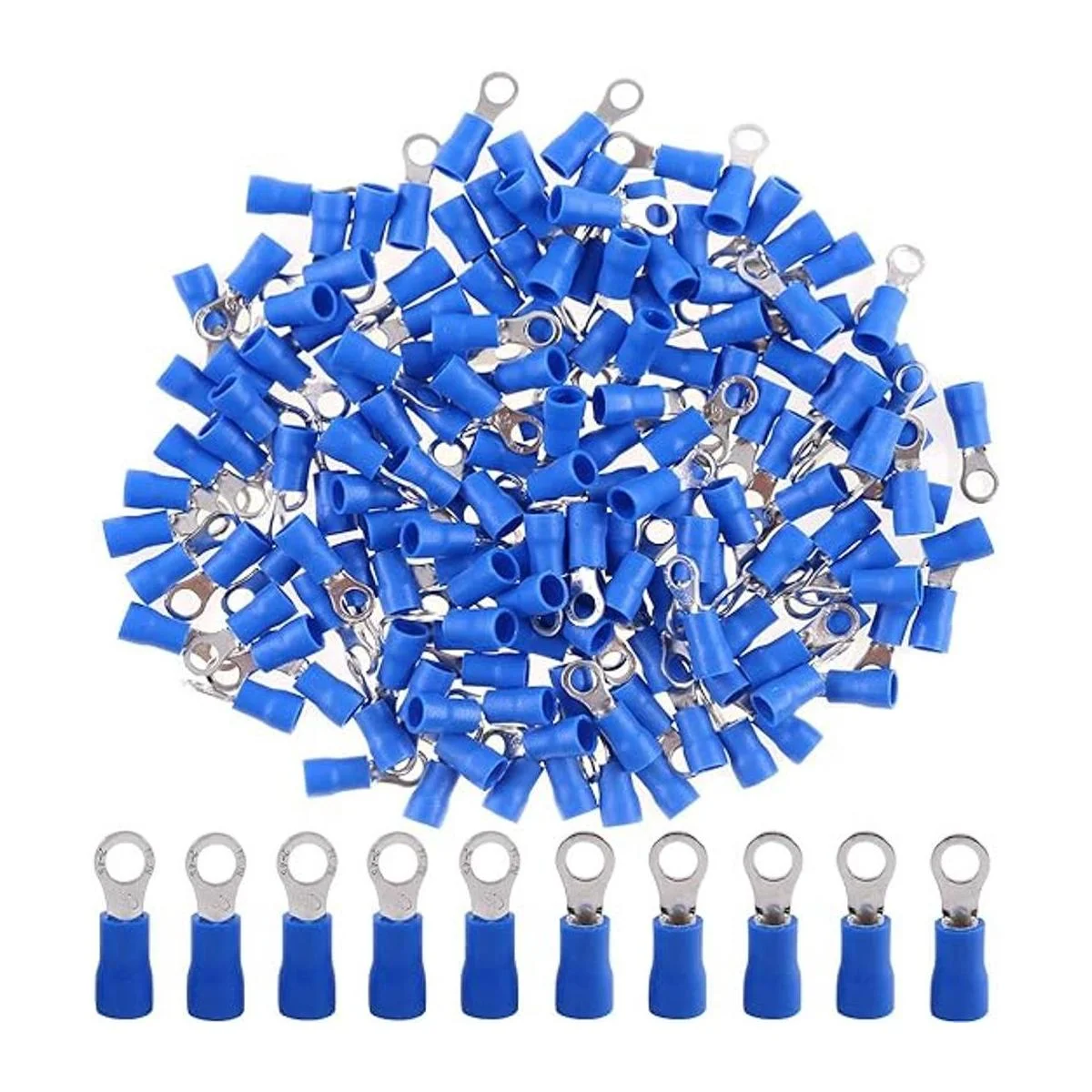 hilitchi 100 piezas 16 14 AWG terminales aislados anillo_1
