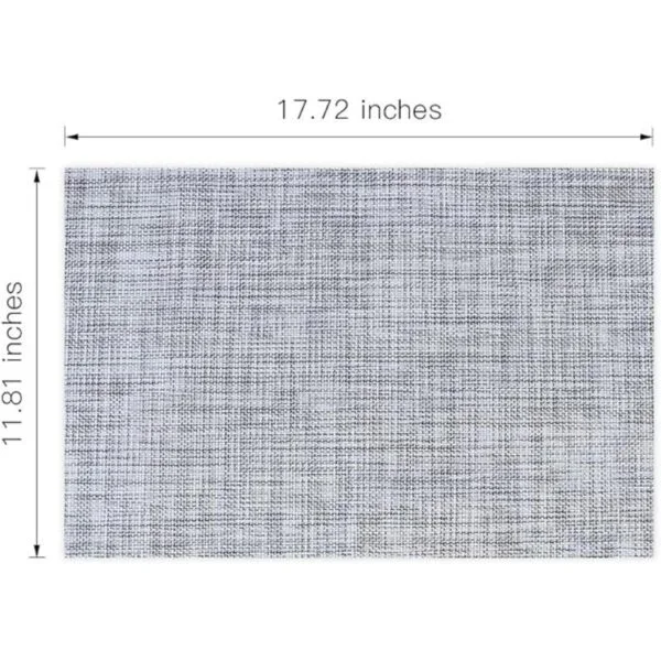 homEdge Mantel individual de PVC 4 alfombrillas_6