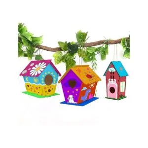 hapray Paquete de 4 kit de casa de pájaros kits de casa_5