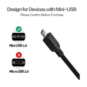 haiker usb2amb25st Premium 25 ft USB 2.0 a a Mini B 5 Pin