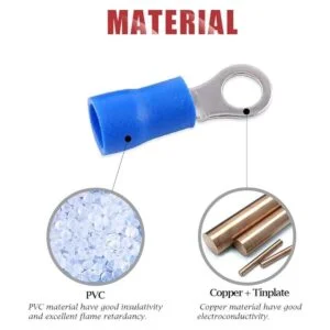 hilitchi 100 piezas 16 14 AWG terminales aislados anillo_5