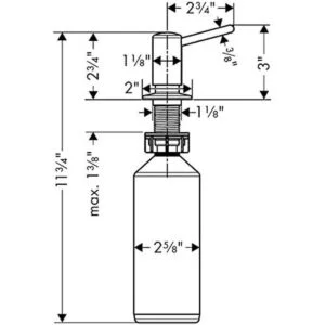 hansgrohe Dispensador de jabón para fregadero de baño y_2