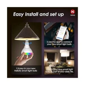 helloify BR30 Bombillas LED inteligentes WiFi RGBCW_6