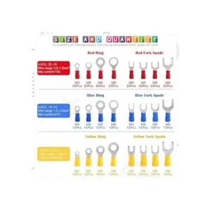 glarks 360pcs 22 1616 1412 10 Gauge terminales de_2