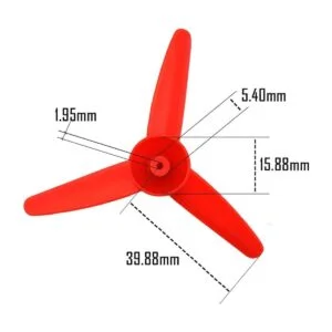 eudax 10 pcs Micro DC Motor 2 mm eje de la hélice con_2