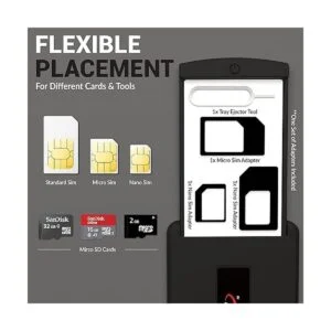 gpg2 Safe Caso Viajes para tarjetas SIM tarjetas micro_4