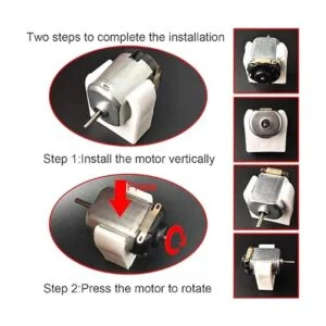 eudax 15 Pcs rectangular DC Motor Mini Electric Motor_3