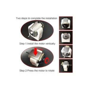 eudax 25pcs 130 Mini Motores Eléctricos 20 mm. DC soporte_2
