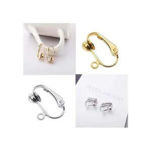 glacely Paquete de 30 convertidores de aretes con clip con_2