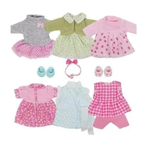 farand paquete de 6 vestidos para muñeca Bebé Vestido_1