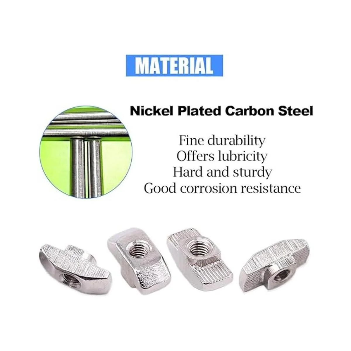 glarks 150pcs M3 M4 M5 M6 europeo gota de cabeza de