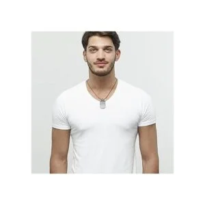 exacoo 100 pcs 20 mm. de collar cordón negro con cierre