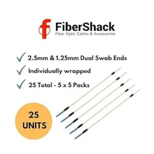fibershack Fibra ptica Hisopos de limpieza Paquete_2