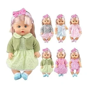 farand paquete de 6 vestidos para muñeca Bebé Vestido_3