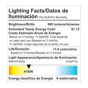 goodlite g83349 9 W foco LED A19 Omni Directional_2
