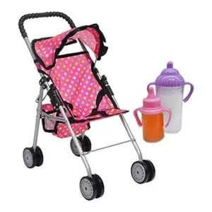 fash n kolor Cochecito de muñeca con cesta Mi primer_1