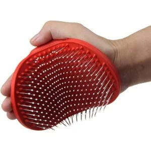 emours Pet Grooming cepillo para polvo masajeador de hule_2