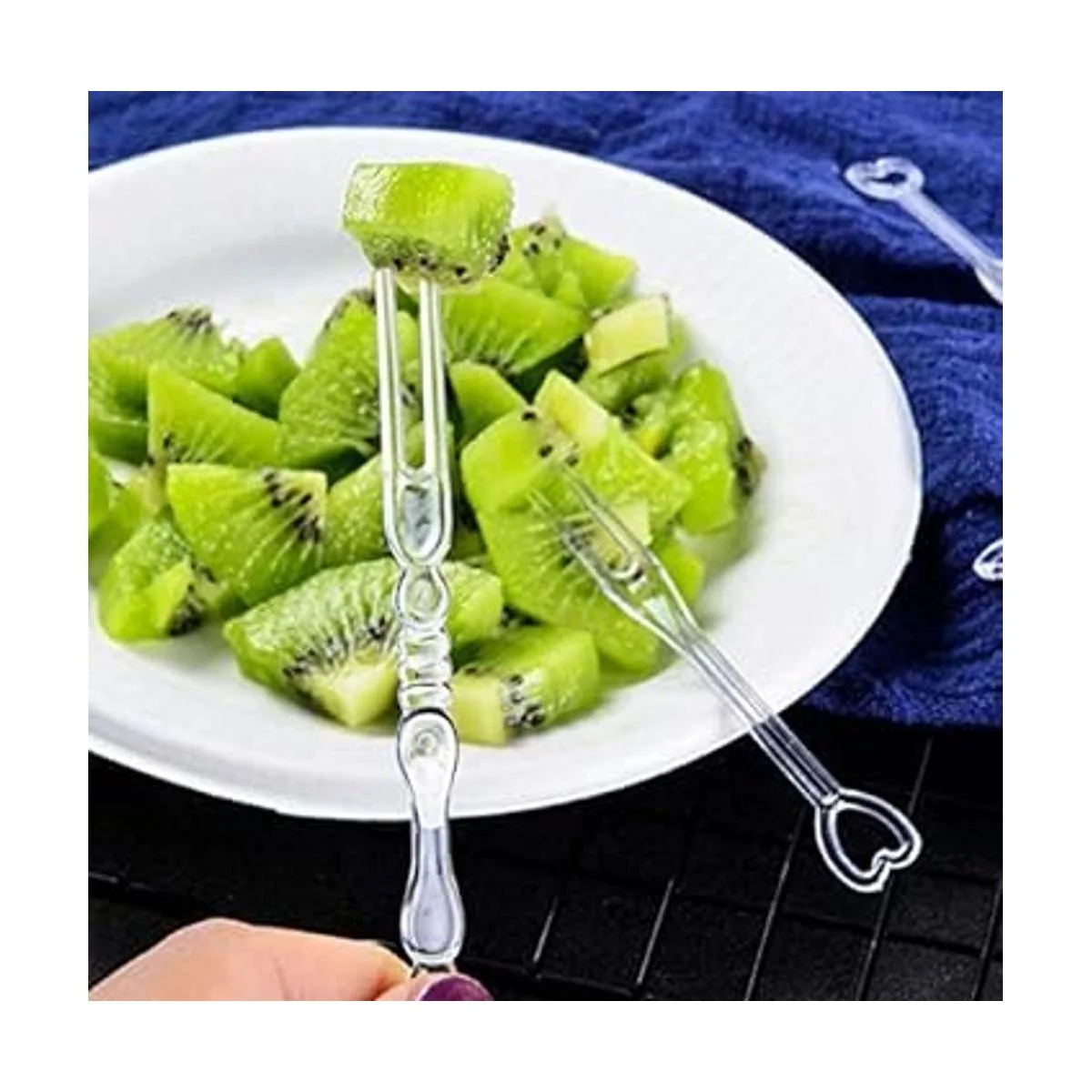 erioctry 400 púas desechables de plástico de 4 pulgadas_4