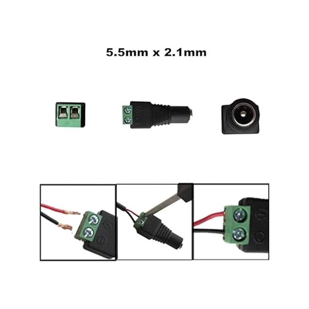 eleidgs DC 12 V 4 A conmutación adaptador de fuente de_3
