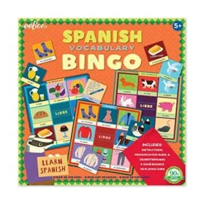 eeBoo Juego de vocabulario de bingo español_1