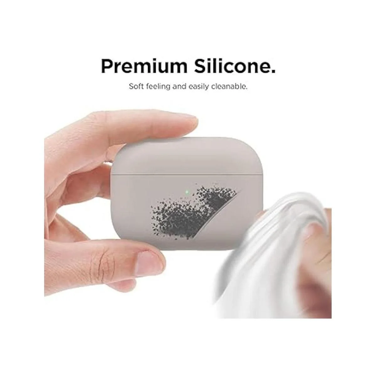 elago Funda de silicona líquida compatible con AirPods_5