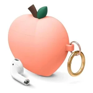 elago Funda de melocotón para AirPods compatible con Apple_1