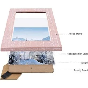 eletecpro Juego de 4 portarretratos de 4 x 6 pulgadas