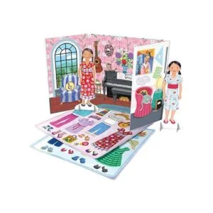 eeBoo Juego de muñecas de papel reutilizable para músicos_2