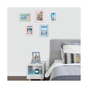 eletecpro Juego de 4 portarretratos de 4 x 6 pulgadas