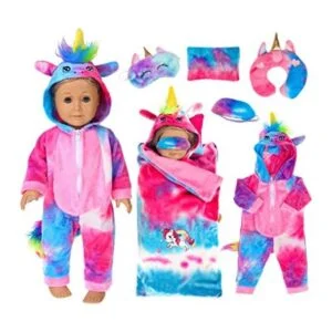 ebuddy Juego de 6 piezas diseño de unicornio en teñido_1