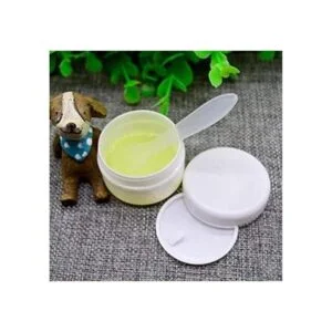 erioctry Tarro de plástico blanco con tapa de cúpula de 8_4