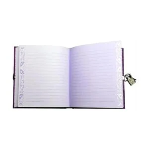 eeBoo Diario de tapa dura de unicornio con cerradura y llave_2