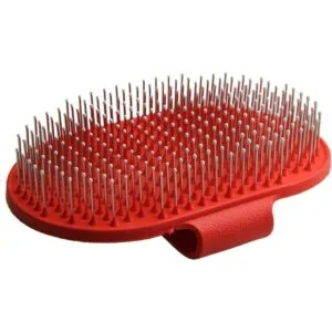 emours Pet Grooming cepillo para polvo masajeador de hule_5