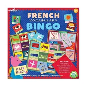 eeBoo El juego de vocabulario de bingo francés incluye_1