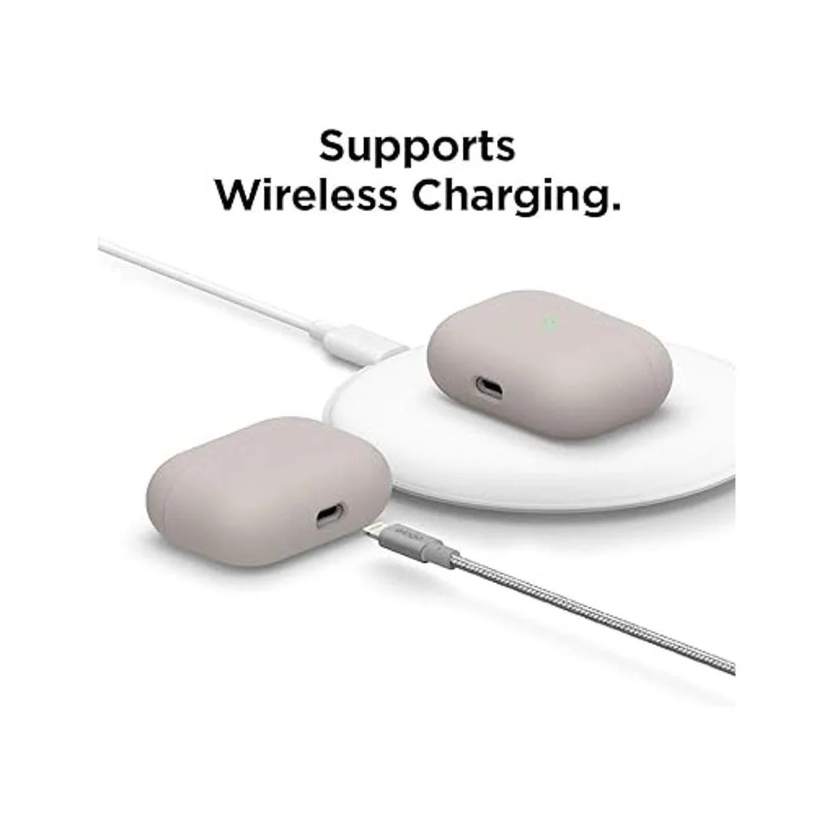 elago Funda de silicona líquida compatible con AirPods_6