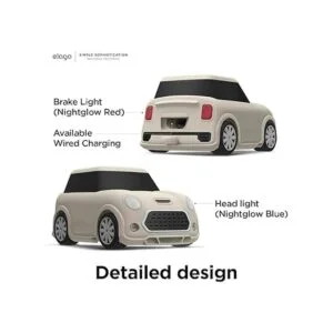 elago Funda para AirPods de coche con llavero compatible