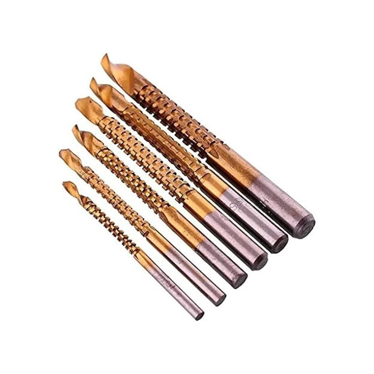 eoocvt Juego de brocas y sierra de titanio HSS de 3 a_2