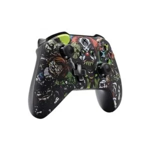 eXtremeRate Soft Touch Scary Party Patterned Faceplate