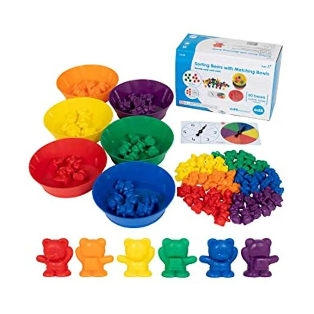 edxeducation Contar osos con cuencos a juego