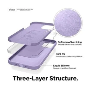 elago Compatible with iPhone 12 Mini Case Liquid Silicone_2
