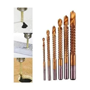 eoocvt Juego de brocas y sierra de titanio HSS de 3 a_5