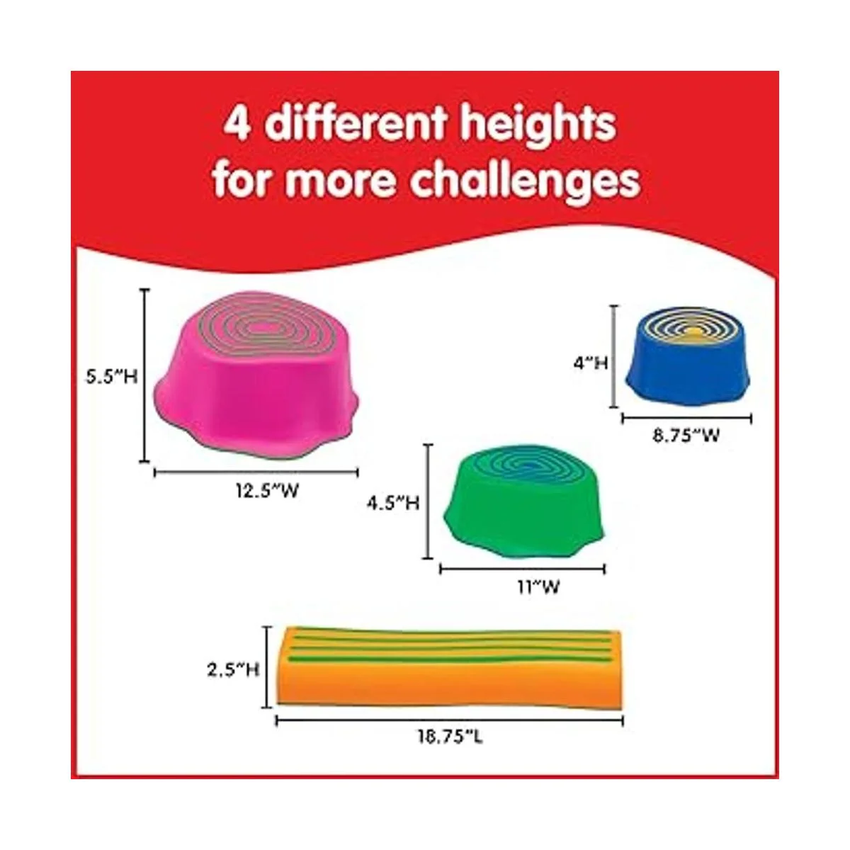 edxeducation StepaTrail Carrera de obstáculos de 6 piezas_4