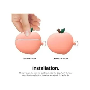elago Funda de melocotón compatible con Apple AirPods Pro_6