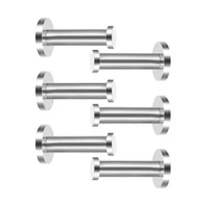 eBoot 6 ganchos de toalla de acero inoxidable para pared_1